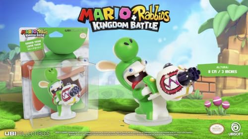 Figura Rabbids Yoshi de Ubisoft de 8 cm coleccionable para estantería 3