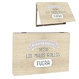 Dcasa Tapa Contador Malos Rollos Decorativas de Ventana Muebles Pegatinas Decoración del hogar, Multicolor (Multicolor), única