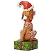 Enesco Dr. Seuss The Grinch by Jim Shore Max with Santa Hat Figurine, 3.94