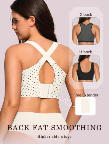 Image of OEAK Womens Wireless Jelly Bras Plus Size Support Push Up Comfortable Bra | no underwire,full coverage,for large breast,minimizer bra,seamless,tshirt bras,everyday bra