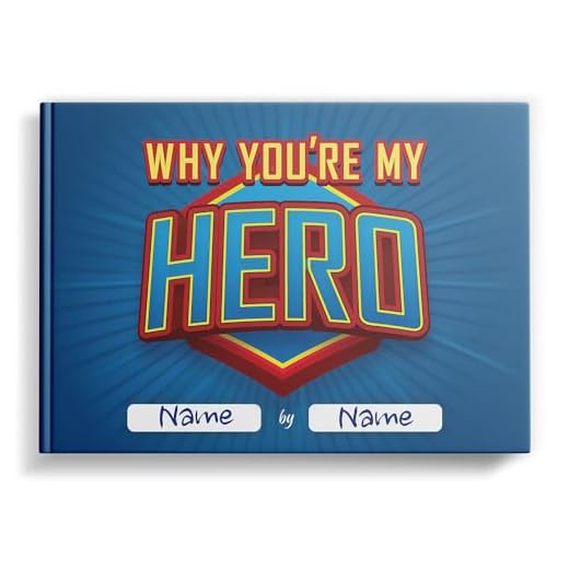 SoulScripted Books Why You're My Hero | Gift Journal for Boyfriends, Couples, Family | Wedding & Couples Anniversaries, Birthday, Valentines Day