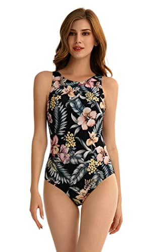 BaJooruly Bañador de Mujer Deportiva Traje de baño Sexy Entrenamiento de bañador Deportivo Control Abdominal Adelgazamiento bañador(3XL, J2)