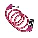 Ldbuejiaja Bike Cable Lock 5Digit Combination Coiling Cable Lock Bike Password Lock Resettable Combination Bicycles Lock