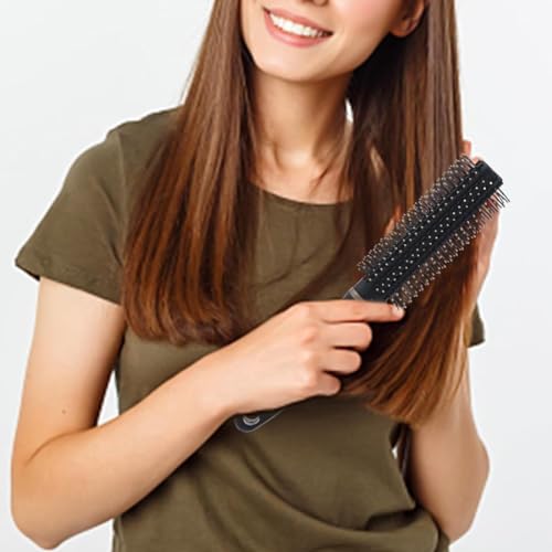 YOYEAH Lot de 6 brosses à cheveux, plusieurs styles, peigne et brosse à cheveux pour femmes, hommes, utilisation domestique et voyage – Comprend une brosse à boucler, un ensemble de brosses rondes, un – vue 4