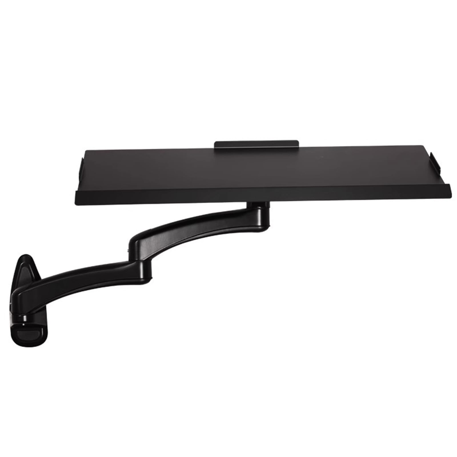 AYCDL Sit-Stand Keyboard Tray, Wall Mount Mouse Platform, Ergonomic Tilt, Full Motion Swivel, Holds 8KG, Fits Gaming Keyboards,B-45cm