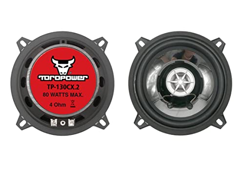 Juego de altavoces de 2 vías color negro, TP-130CX.2, 130mm - 5" Cover