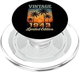 Photo Gallery vintage 1943 edizione limitata retro palm 82 anni compleanno popsockets popgrip per magsafe Photo Gallery vintage 1943 edizione limitata retro palm 82 anni compleanno popsockets popgrip per magsafe
