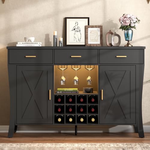 Gyfimoie Wine Bar Cabinet