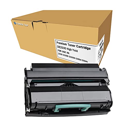 Toner Tap Premium High Capacity Toner Cartridge for Dell 2330 2330D 2330DN 2350d 2350dn, Replaces 330-2667, 330-2649. PK941, DM253 for 6000 Page Yield Toner Tap Premium High Capacity Toner Cartridge for Dell 2330 2330D 2330DN 2350d 2350dn, Replaces 330-2667, 330-2649. PK941, DM253 for 6000 Page Yield