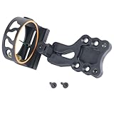 Bravary Archery Bow Sight 1-Pin Plastic Adjustable True...