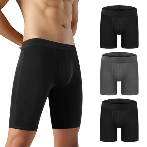 Boxer hombre largos calzoncillos de algodon pack suave que no se sube