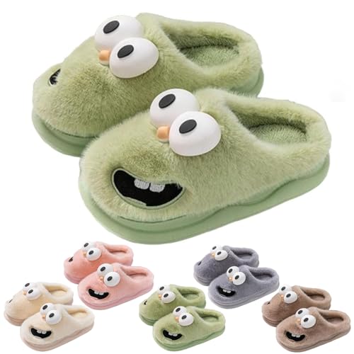 Generic Tongue Kissing Slippers for Women, 3D Big Eye Dog Slides Fun Cartoon Package Head Eva Slippers Thick Sole Comfy House Sandals