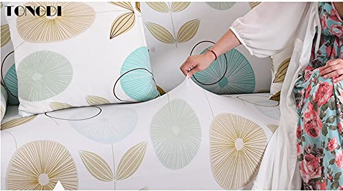 Funda elástica para sofá de salón con estampado elegante y moderno de lujo 8
