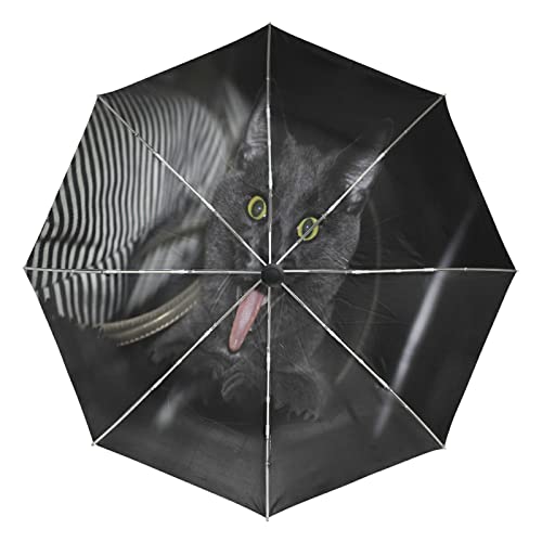 Parapluie automatique protection UV pliant coupe-vent pour femme et fille