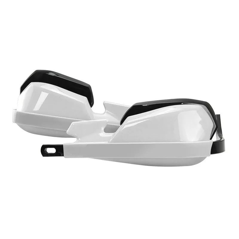 Bouclier de protection des mains moto de haute résistance pour Dirt Bike et ATV blanc