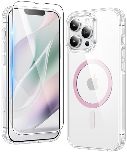 FNTCASE for iPhone 13 Pro Case Compatible with Magsafe Clear Phonecase