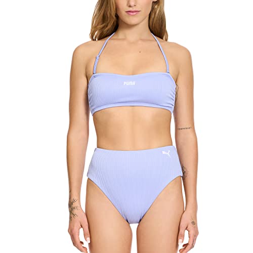 Bikini violet PUMA taille M résistant au chlore avec maintien optimal du haut