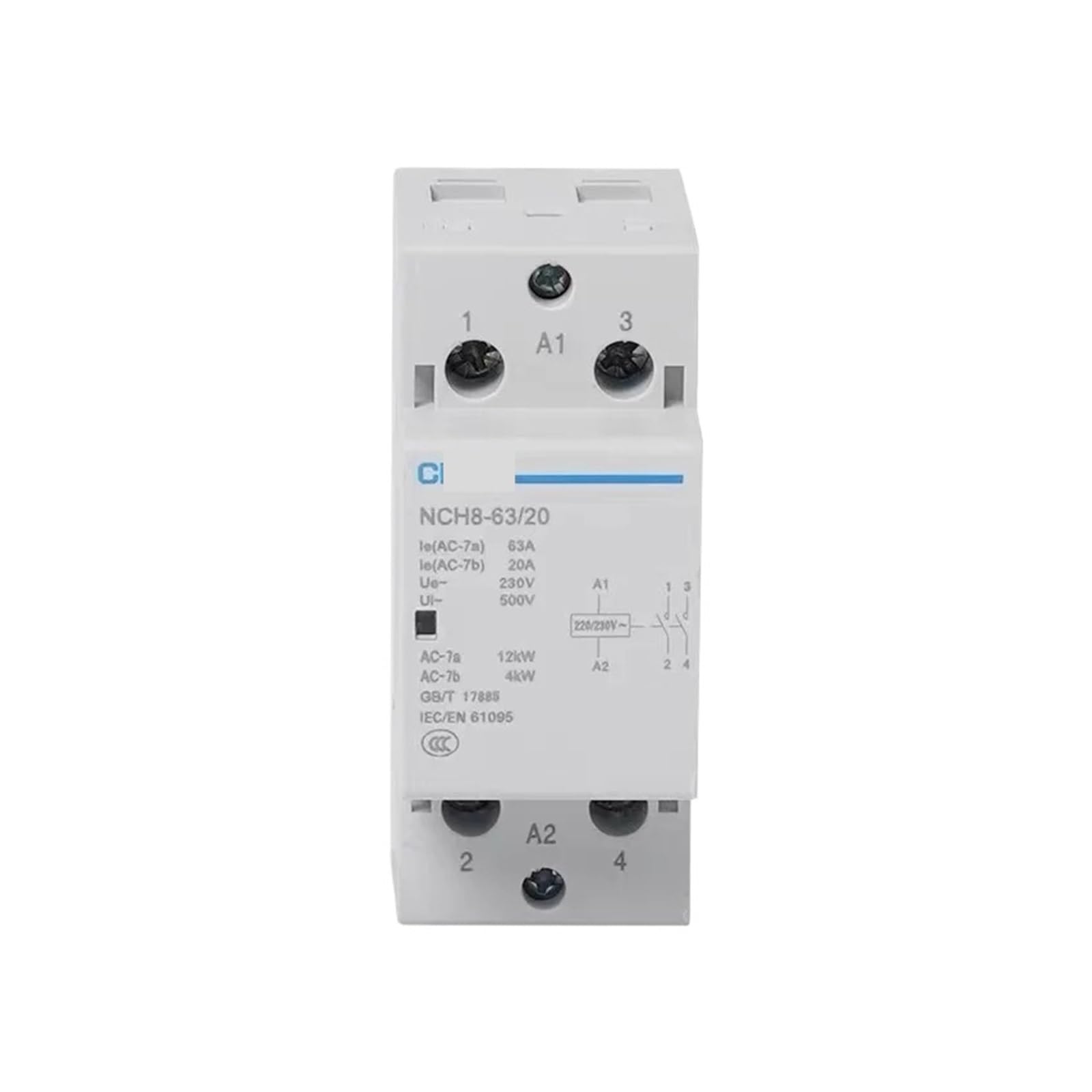 Contacteur domestique AC 230V pour gestion automatique du chauffage