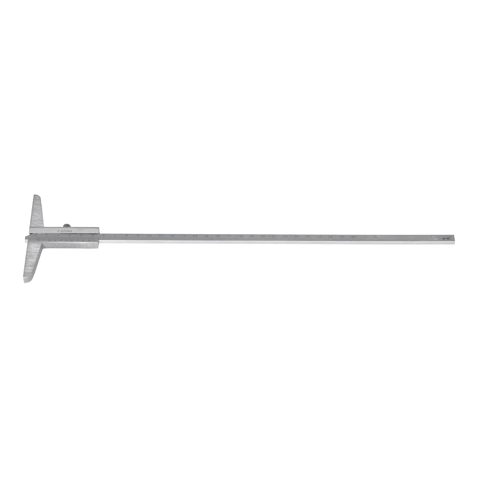 Suwmiarka do Pomiaru Głębokości 0-300mm - Wysoka Dokładność 0.02mm, Mikrometr ze Stali Nierdzewnej Chromowanej