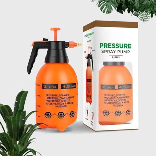 Image of Kids Mandi Handheld Gardening Water Pump Sprayer | Adjustable Nozzle for Fine Mist & Strong Stream | Portable Hand Pressure Spray Bottle for Plants, Lawn, Cleaning & Home Gardening