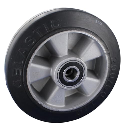 Rollentechnik 200x50 mm Elastik-Gummi Hubwagenrad