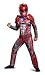 Disguise Ranger Movie Classic Muscle Costume, Red, Medium (7-8)
