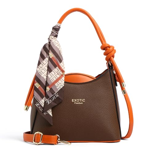Image of EXOTIC Elara Knot Hobo Shoulder Bag for Women | Textured PU Leather | Detachable Sling Strap | Stylish Everyday Purse