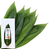 博屋 笹の葉 国産 新潟県産 Lサイズ 乾燥防止笹 抗菌プラス 熊笹 料理 飾り 葉っぱ ちまき 粽葉 チャック袋入 (50枚 x 1袋)