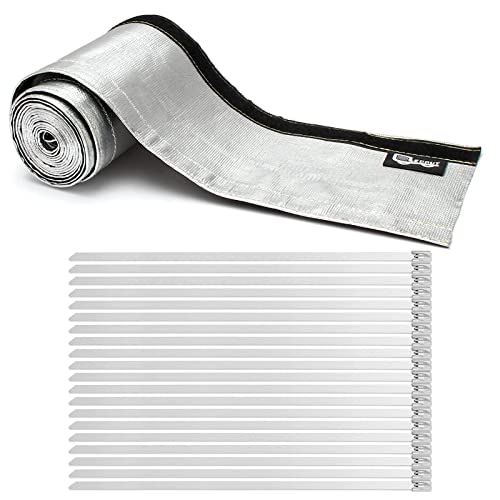 Heat Shroud Aluminized Sleeving Heat Shield fuel line wire heat