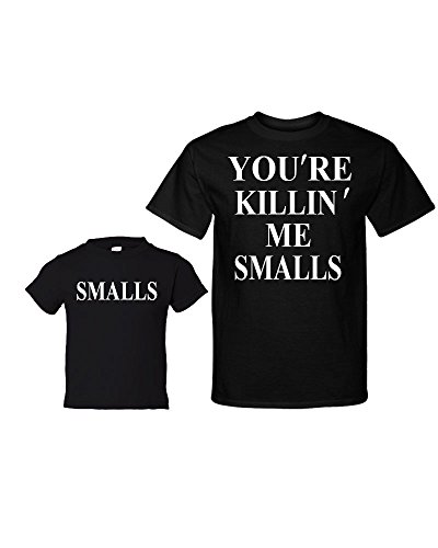 Matching Set -You're Killin' Me Smalls/Smalls - Short Sleeve Bodysuit & Adult Unisex T-Shirt2