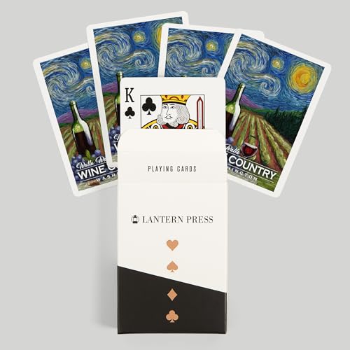 Lantern Press Naipes Póker Walla Walla 52 cartas miniatura 6