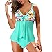 Débardeur pour homme - Ensemble imprimé split tankini numérique plage bikini - Tabouret large pour femme - Chemise d'affaires à manches longues, vert, XL