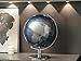TTKTK World Globe with Stainless steel Stand, 8inch Earth Modern Desktop Globe For Educational Home Office Desk Bookshelf Decor, Cool Tech Gift for Business Men Father Boys Adults & Kids