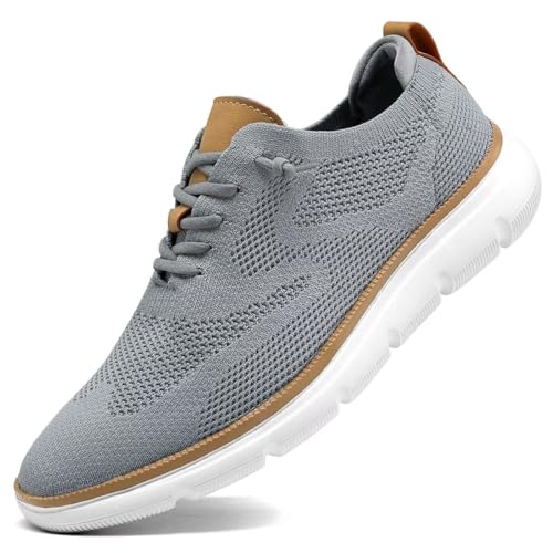 Mens Oxfords Lace-Up Lightweight Casual Walking Shoes Fashion Sneakers Shoes