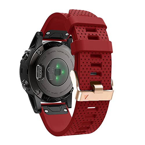 Bracelet de montre connecté 20mm en silicone pour le sport et le bureau