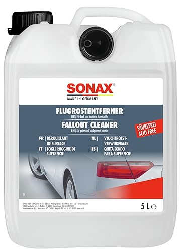 SONAX FlugrostEntferner säurefrei (5 Liter) Entfernt oberflächliche lokale Korrosionserscheinungen von allen lackierten Oberflächen | Art-Nr. 05135050