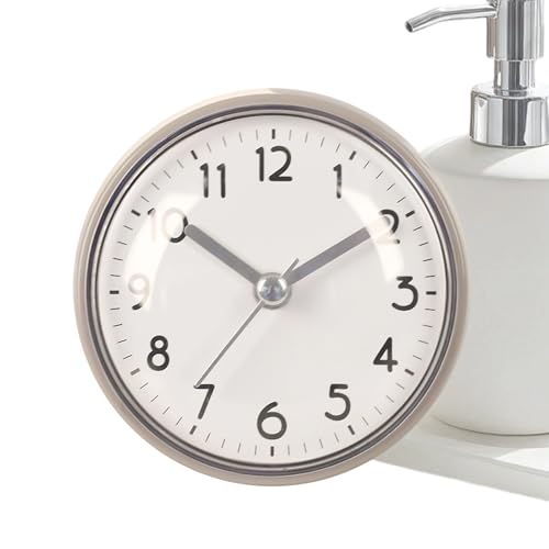 Reloj De Baño | Temporizador De Ducha Resistente Al Agua Con Ventosas|Reloj De Baño Con Pilas De 7,5cm,herramienta De Gestión Del Tiempo De Fácil Lectura,relojes De Ducha Para Uso Doméstico Y Hotelero