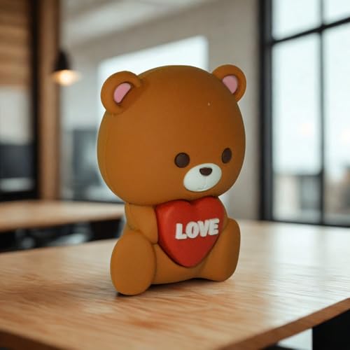 Image of CraftVatika Home Decoration Items for Living Room, Teddy Bear Miniature Valentine Day Gifts for Girlfriend Boyfriend Husband Wife, Teddy Bear Gift, Car Dashboard, Birthday Gifts for Women Man Kids