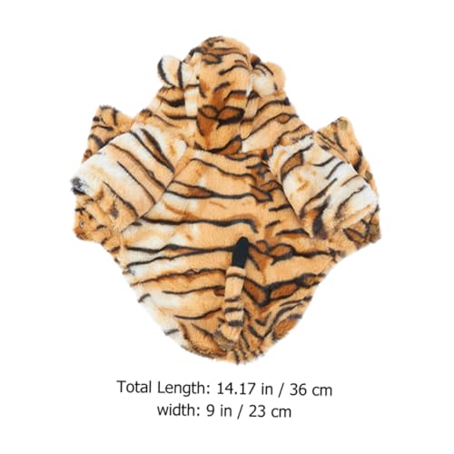 Disfraz perro tigre DOITOOL abrigo invierno talla S miniatura 6