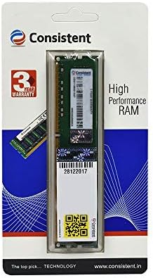 Consistent 4GB DDR3 RAM 1600MHz Desktop Memory, Long-DIMM (UDIMM) PC3-12800 for Standard & Gaming Desktop PC with 3 Years Manufacturer Warranty (Made in India)