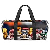 {Multifunción}: tu buen compañero para deportes, se puede servir como una bolsa de gimnasio deportiva, bolsa de baloncesto, bolsa de baile, bolsa de campamento o avión, equipaje de mano.