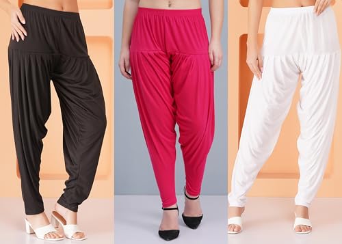 Image of Buy That Trendz Patiala Salwar for Women Relaxed Fit Viscose Patiyala Salwar Harem Bottom Pants