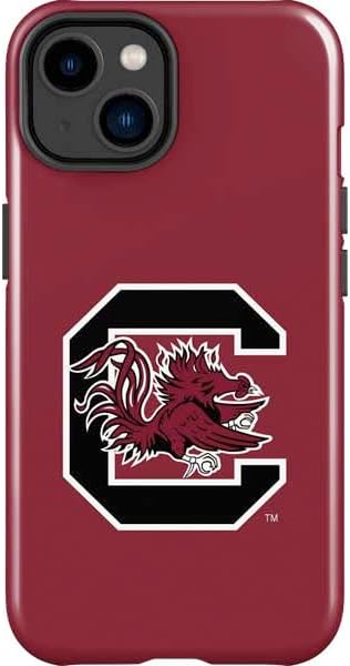 Skinit Impact Phone Case Compatible with iPhone 15 - Officially Licensed University of South Carolina Gamecocks Logo Red Design