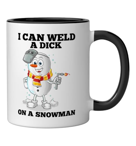 I can weld a tail on a snowman Ceramic Mug 11oz miniatura 2