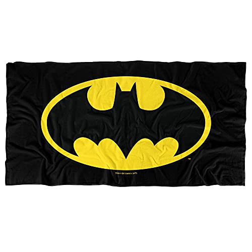 LOGOVISION Batman Classic Logo Officially Licensed Beach Towel 30