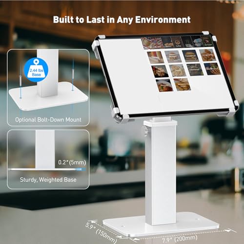 Support de tablette rotation 360 pour écran POS 9.7 à 13 pouces