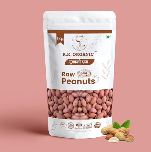 Image of R.K.ORGANIC Premium Raw Jumbo Peanuts, Vacuum Packed Moongfali