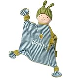 IDEALES GESCHENK - ein Buntes Schmusetuch zur Geburt, Geburtstag, Ostern, Weihnachten oder Taufe für Kinder von 1-3 Jahren geeignet. Angenehmes Tastgefühl durch kuschelweichen Schmusestoff, Flache und anschmiegsame Schmusetuch-Form rutscht nicht so leicht weg wie dick gefüllte Stofftiere.