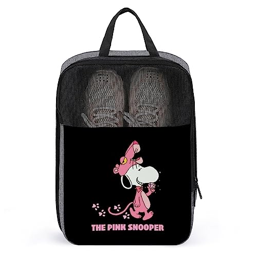 スヌーピー シューズケース シューズバッグ 靴入れ 収納バッグ 半透明 シューズ袋 超軽量 ゴルフ アウトドア