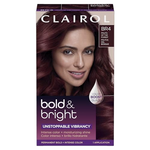 Clairol Bold & Bright Permanent Hair Dye, BR4 Fruits of the Forest Hair Color, Pack of 1